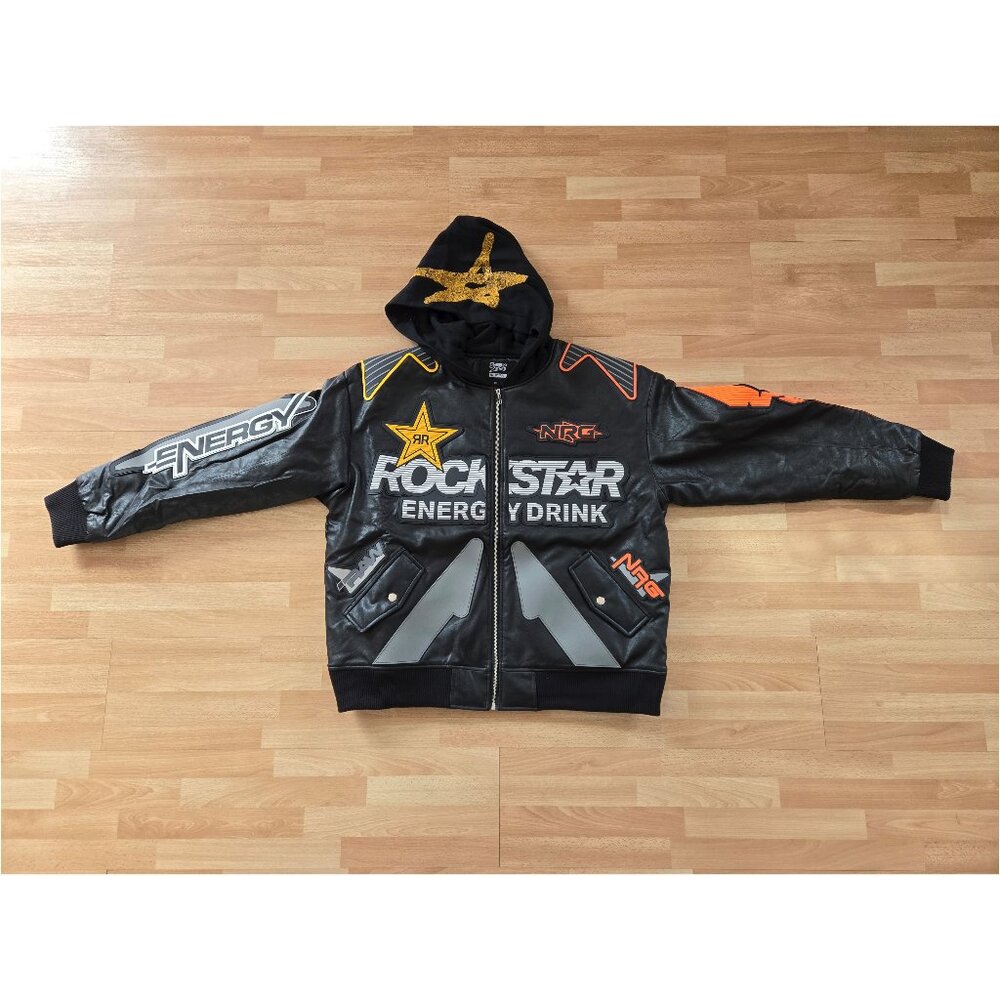 New Rockstar Energy Drink NRG Bomber Jacket XL Limited Edition